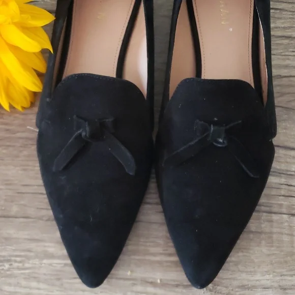 Suede Pointy Toe Shoes - Picture 2 of 7